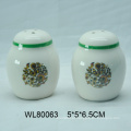 Lovely cerâmica Apple Pepper Shakers